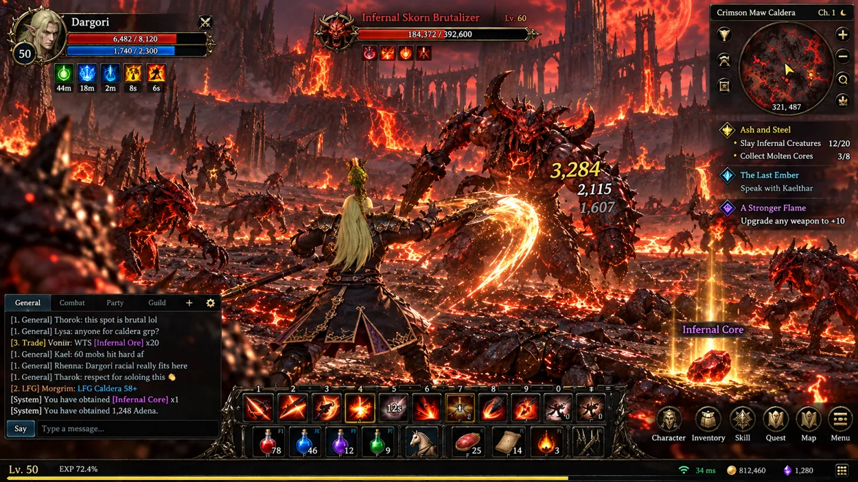 Dragonkin fighting a mythic enemy